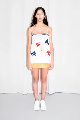 0744_VINTAGE WHITE PATTERN COTTON TOP
