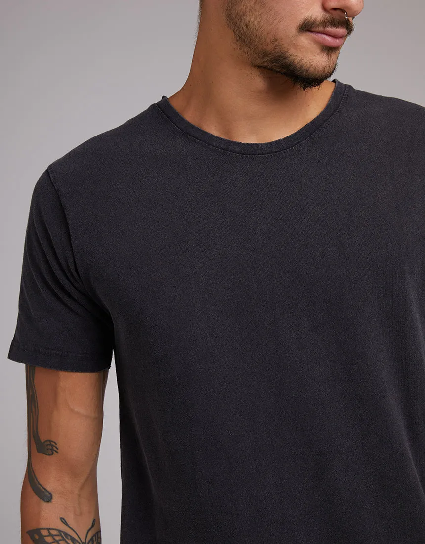 Acid Tail Tee Washed Black