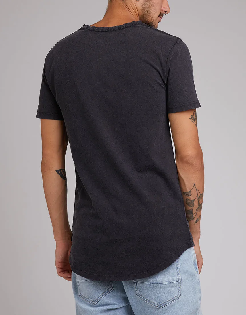 Acid Tail Tee Washed Black