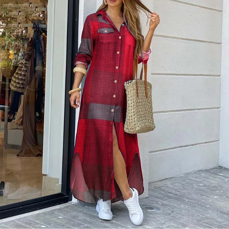 Autumn Other Fashion Long Sleeve Shirt Dress