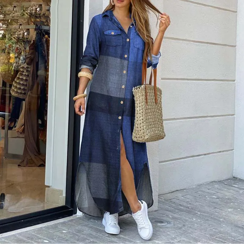 Autumn Other Fashion Long Sleeve Shirt Dress