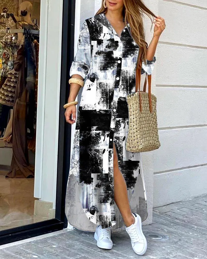 Autumn Other Fashion Long Sleeve Shirt Dress