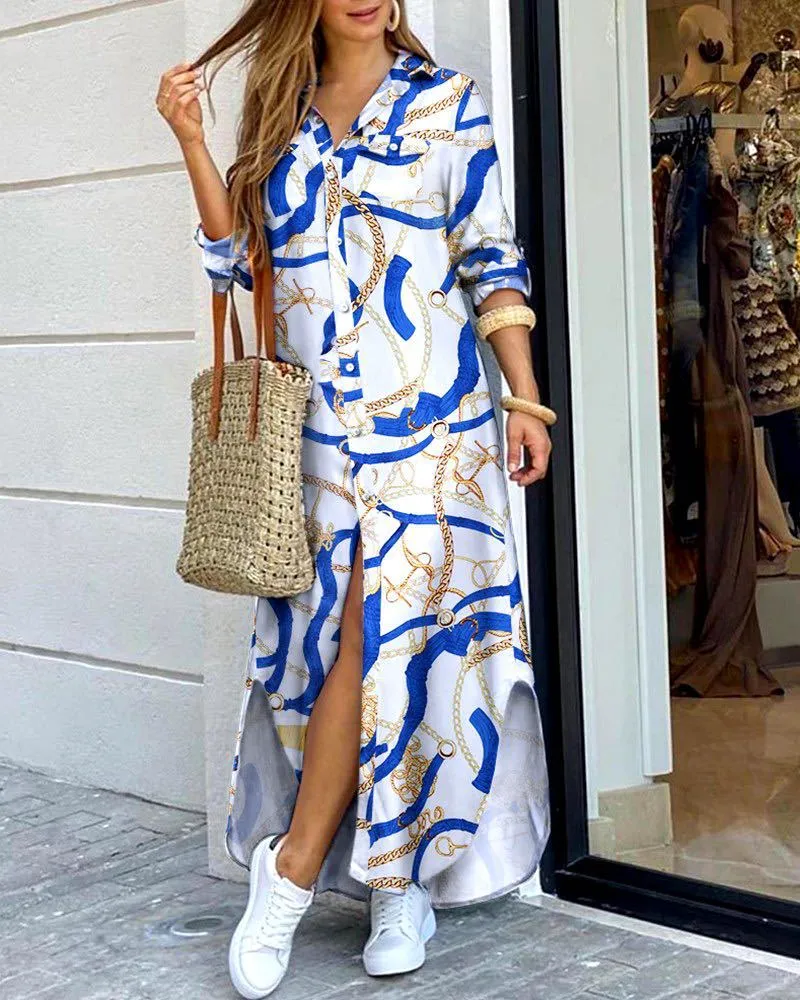 Autumn Other Fashion Long Sleeve Shirt Dress