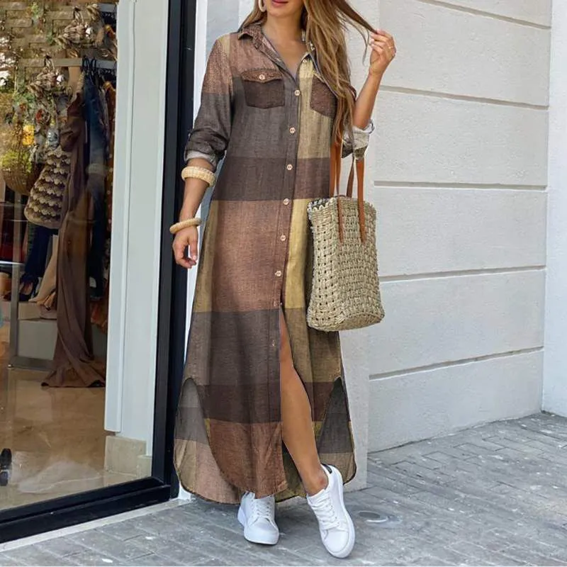 Autumn Other Fashion Long Sleeve Shirt Dress