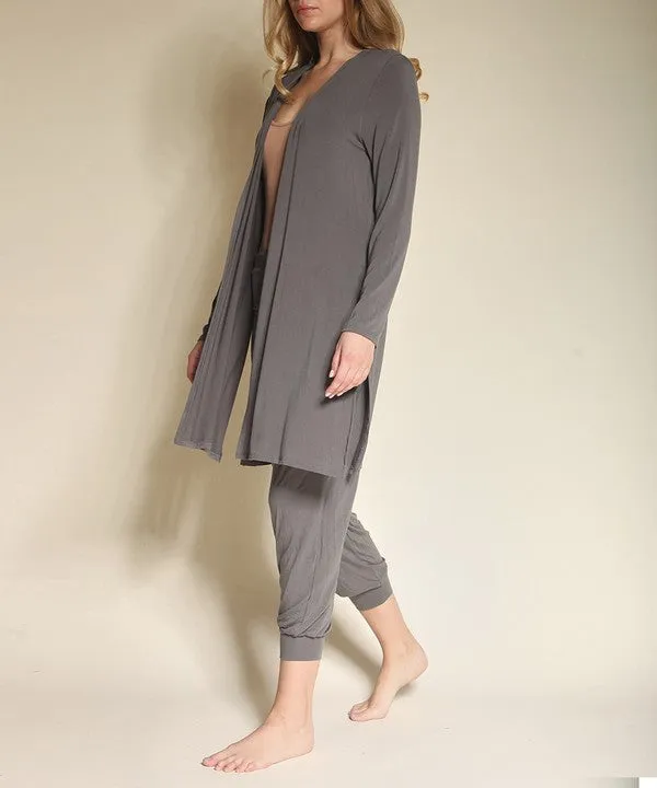 Bamboo Long Cardigan