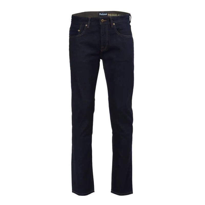 Barbour Regular Fit Mens Jeans - Rinse Wash