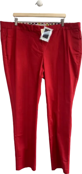 Boden Red Bistro Trouser Size 22L