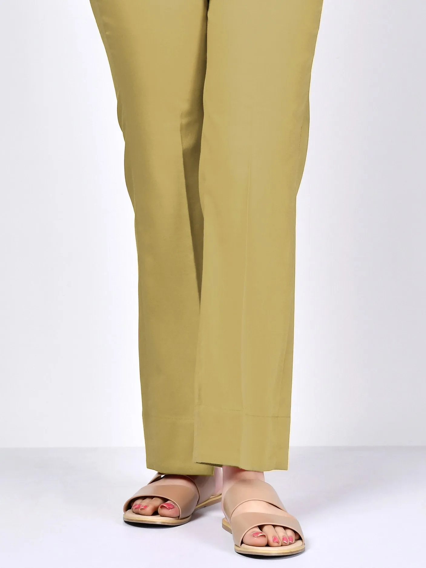 Bootcut Pants-Yellow