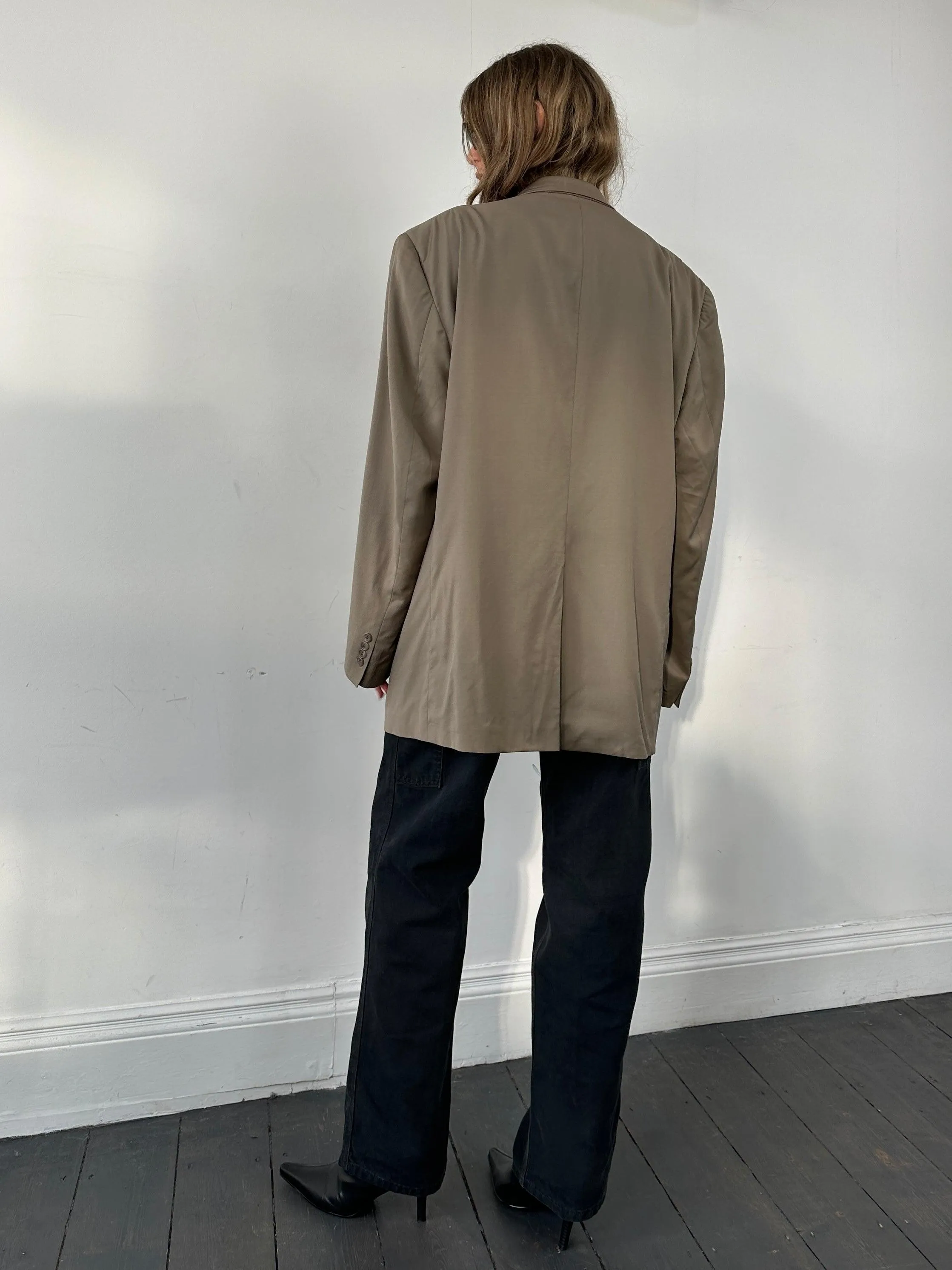 Burberry Pure Wool Single Breasted Blazer - XXL
