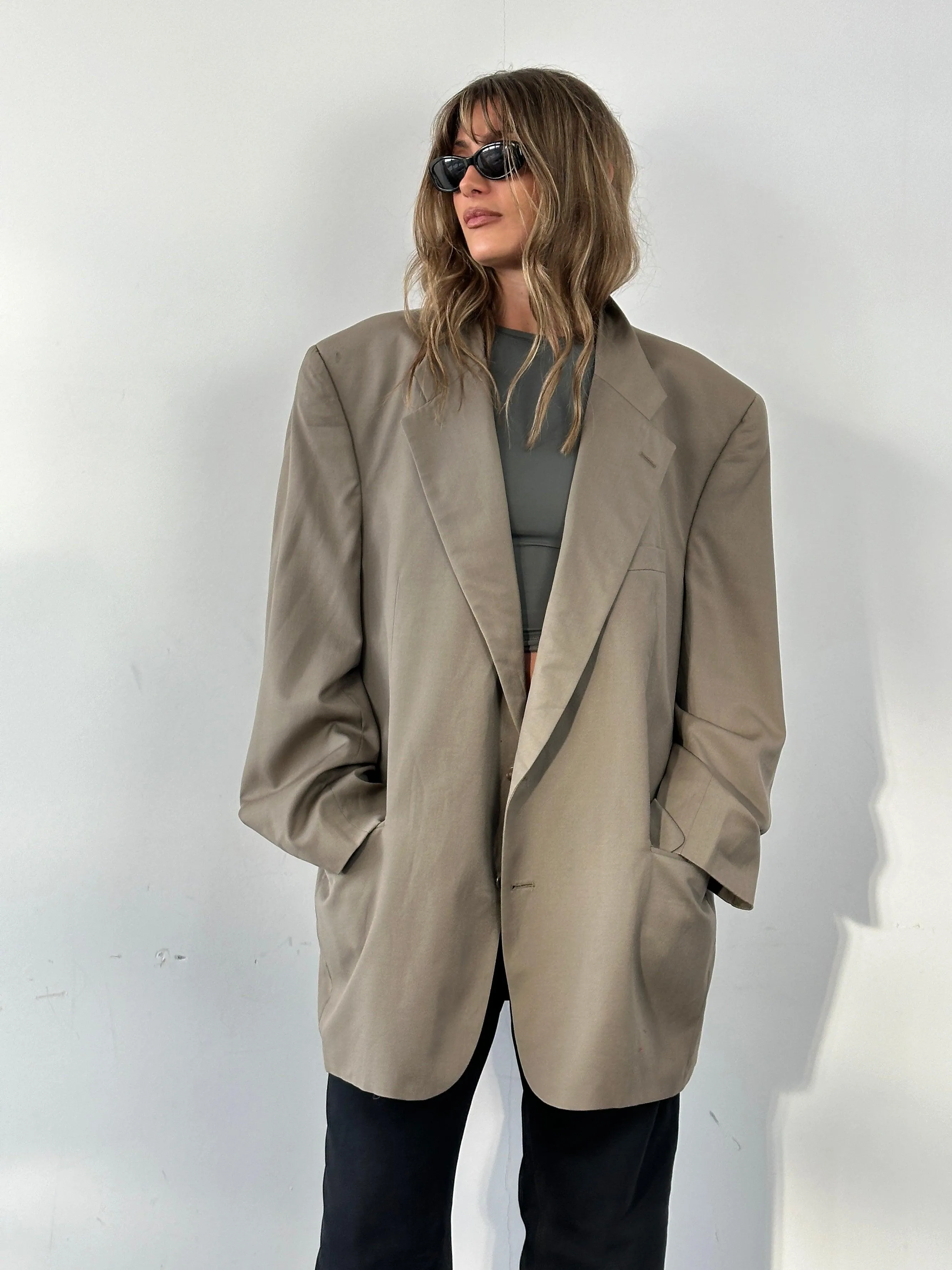 Burberry Pure Wool Single Breasted Blazer - XXL