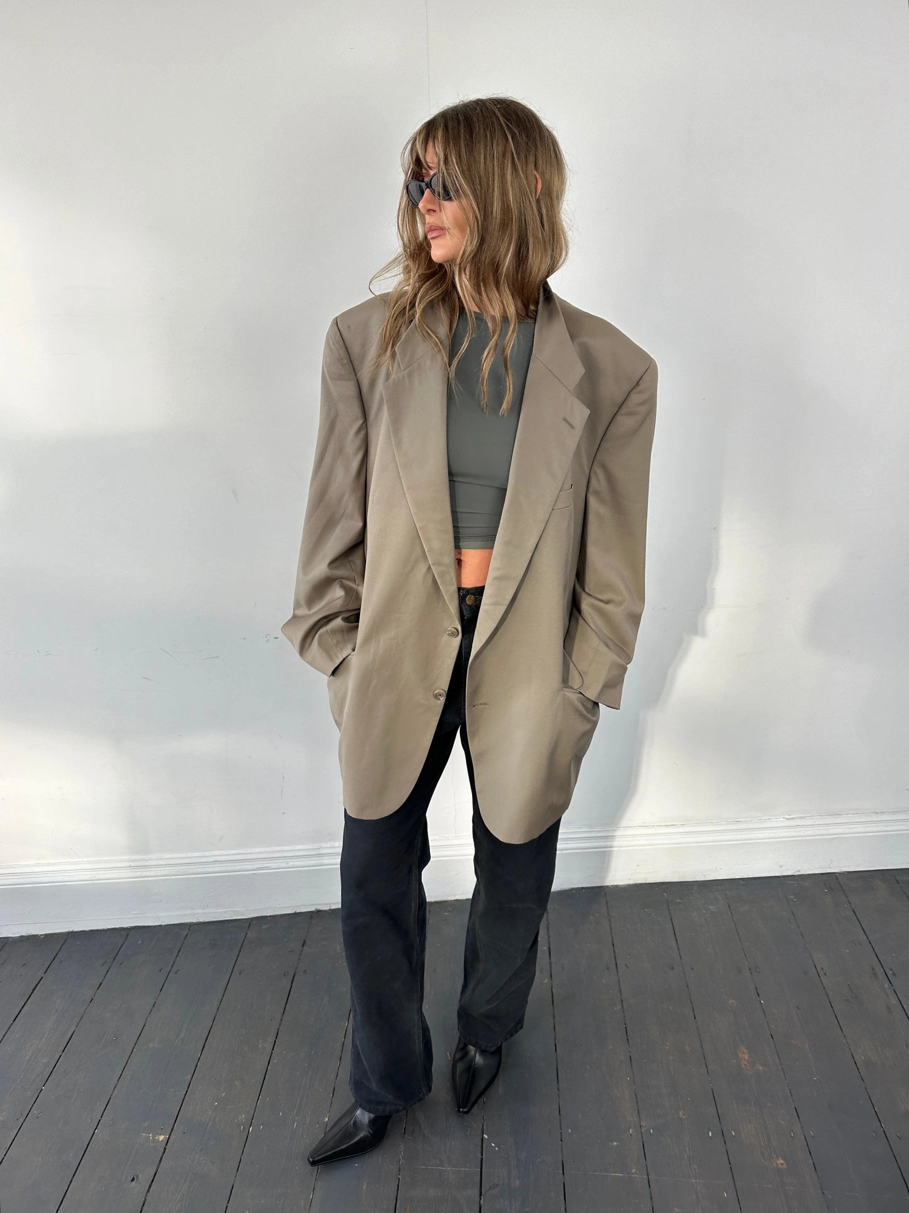 Burberry Pure Wool Single Breasted Blazer - XXL