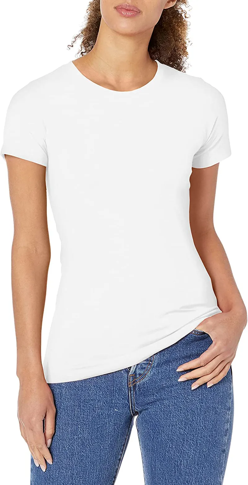 Clementine Womens 4.3 Oz, CVC Crew Neck T-Shirt
