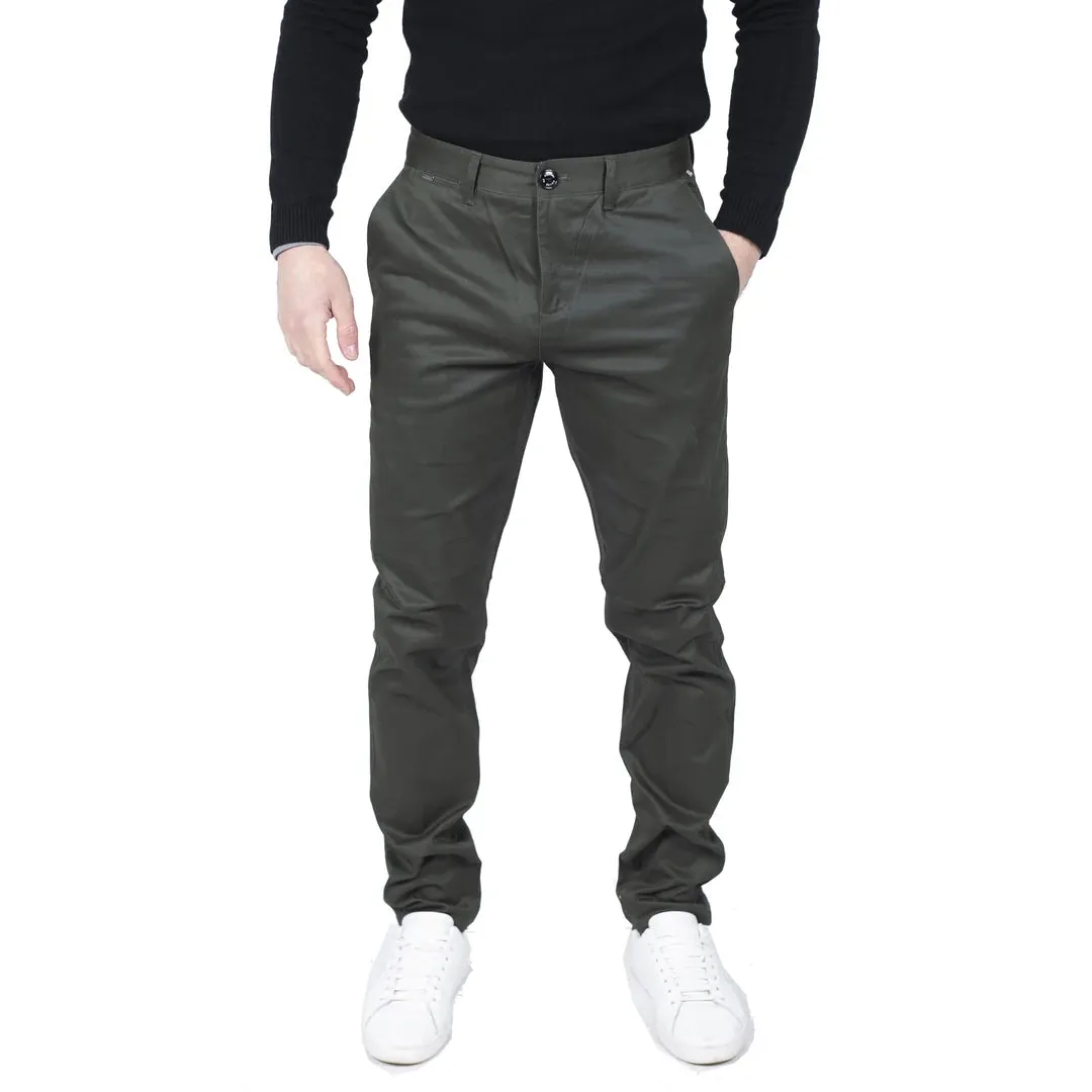 Dakota - Men's Regular Chino Jeans Trousers Stretch Classic