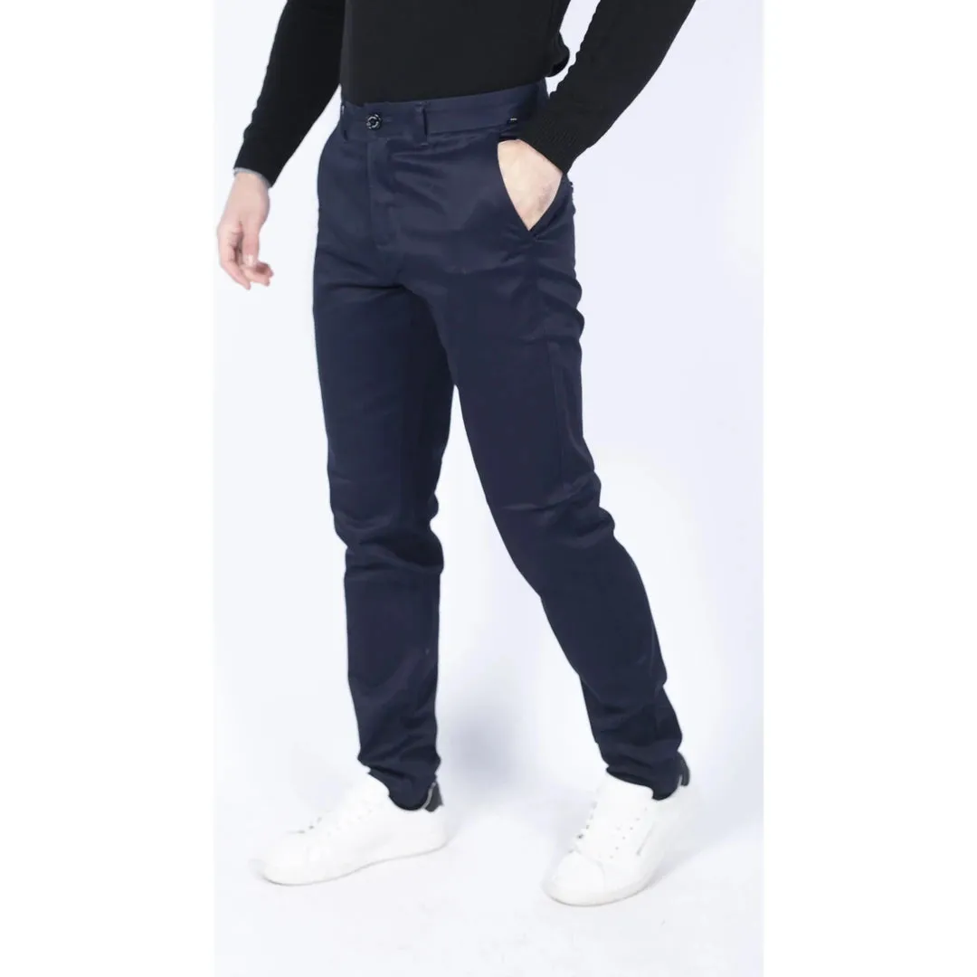 Dakota - Men's Regular Chino Jeans Trousers Stretch Classic