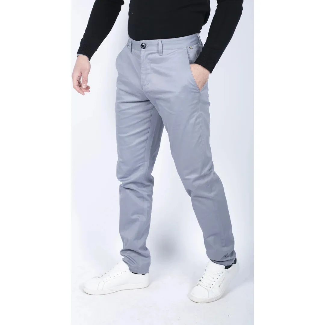 Dakota - Men's Regular Chino Jeans Trousers Stretch Classic