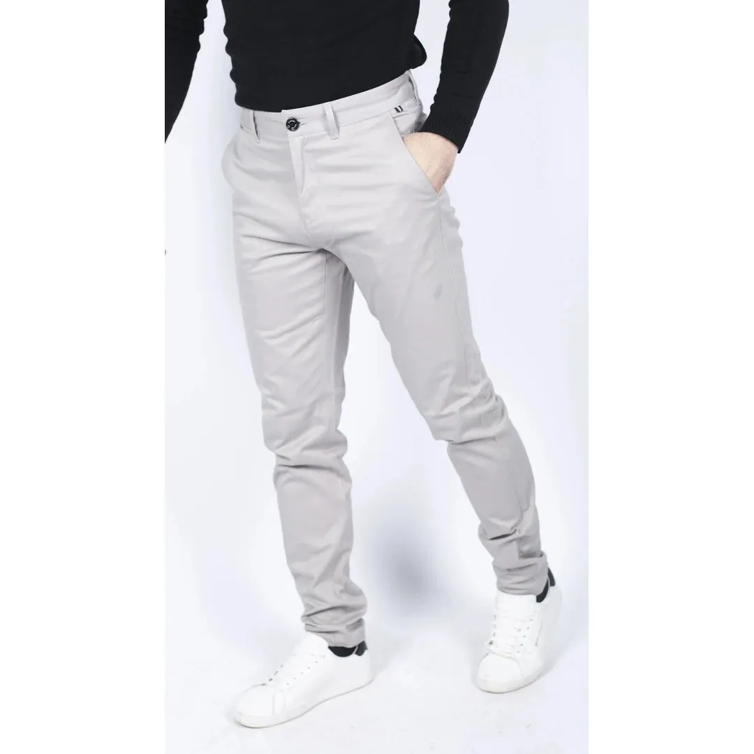 Dakota - Men's Regular Chino Jeans Trousers Stretch Classic