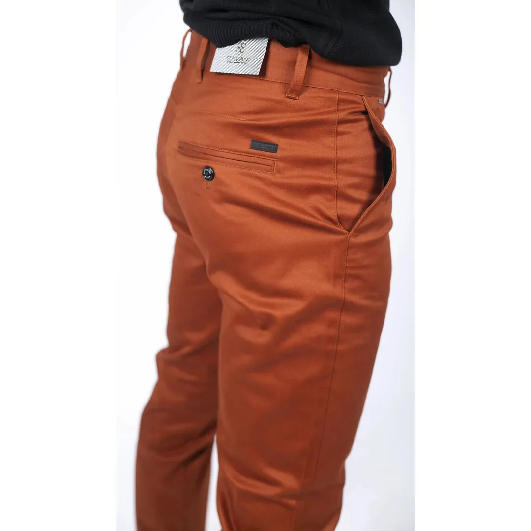 Dakota - Men's Regular Chino Jeans Trousers Stretch Classic