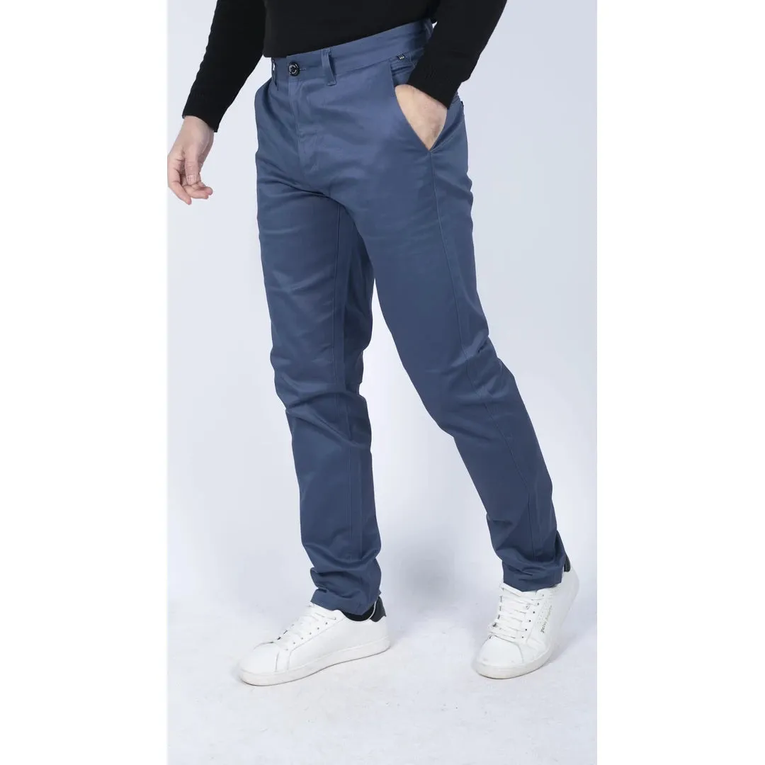 Dakota - Men's Regular Chino Jeans Trousers Stretch Classic