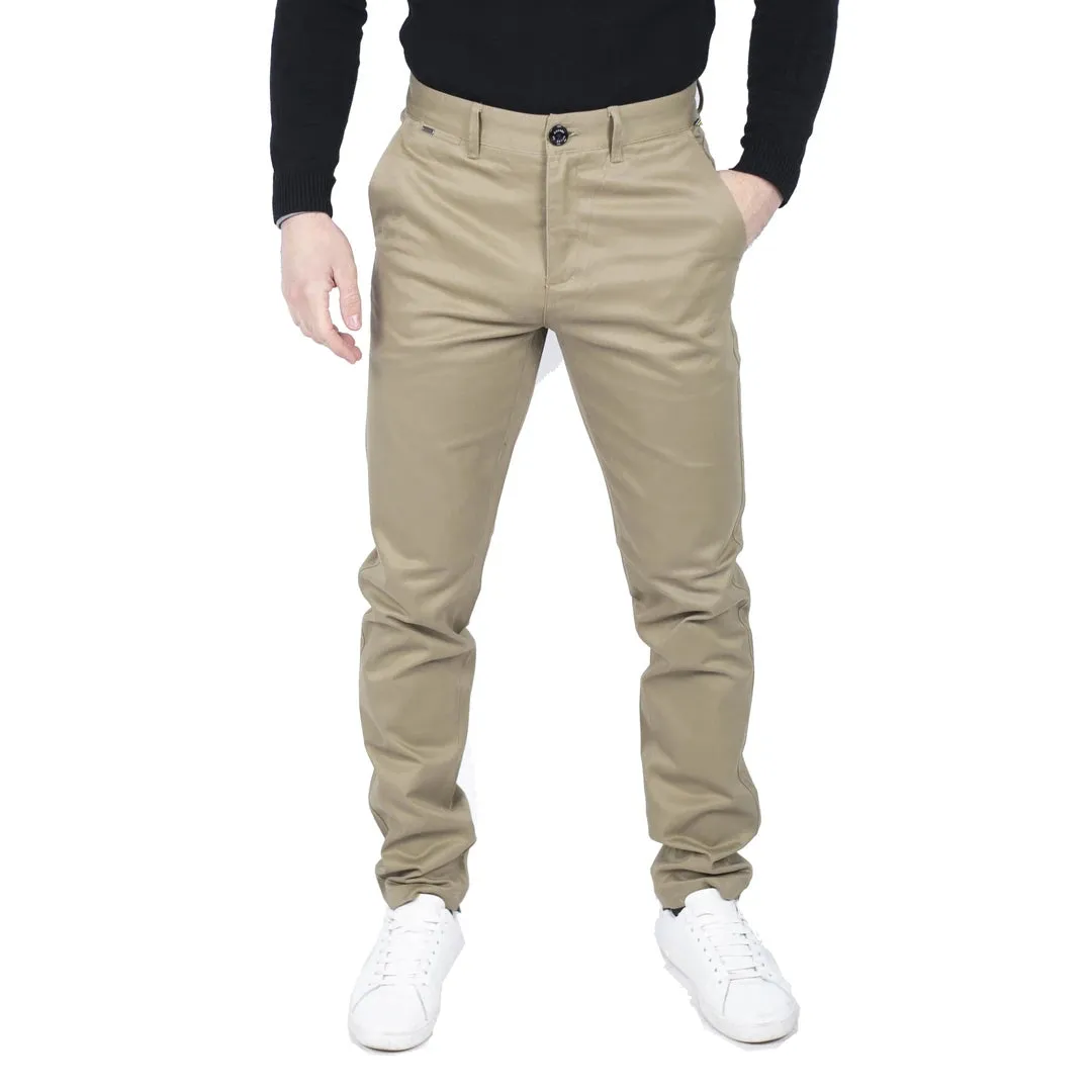 Dakota - Men's Regular Chino Jeans Trousers Stretch Classic