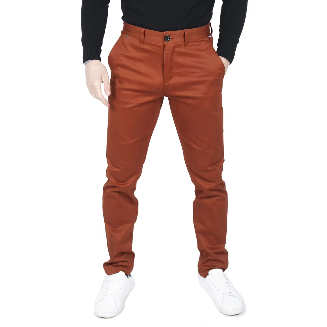 Dakota - Men's Regular Chino Jeans Trousers Stretch Classic