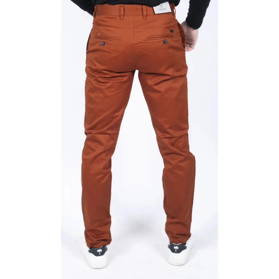 Dakota - Men's Regular Chino Jeans Trousers Stretch Classic