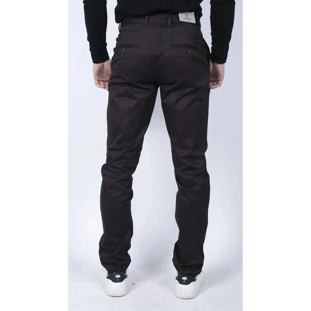 Dakota - Men's Regular Chino Jeans Trousers Stretch Classic