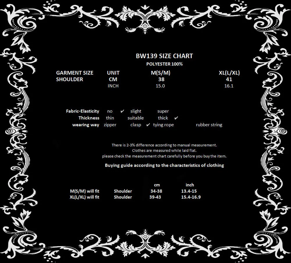 Dark In Love Dark Gothic Queen Faux Monster Fur Shawl
