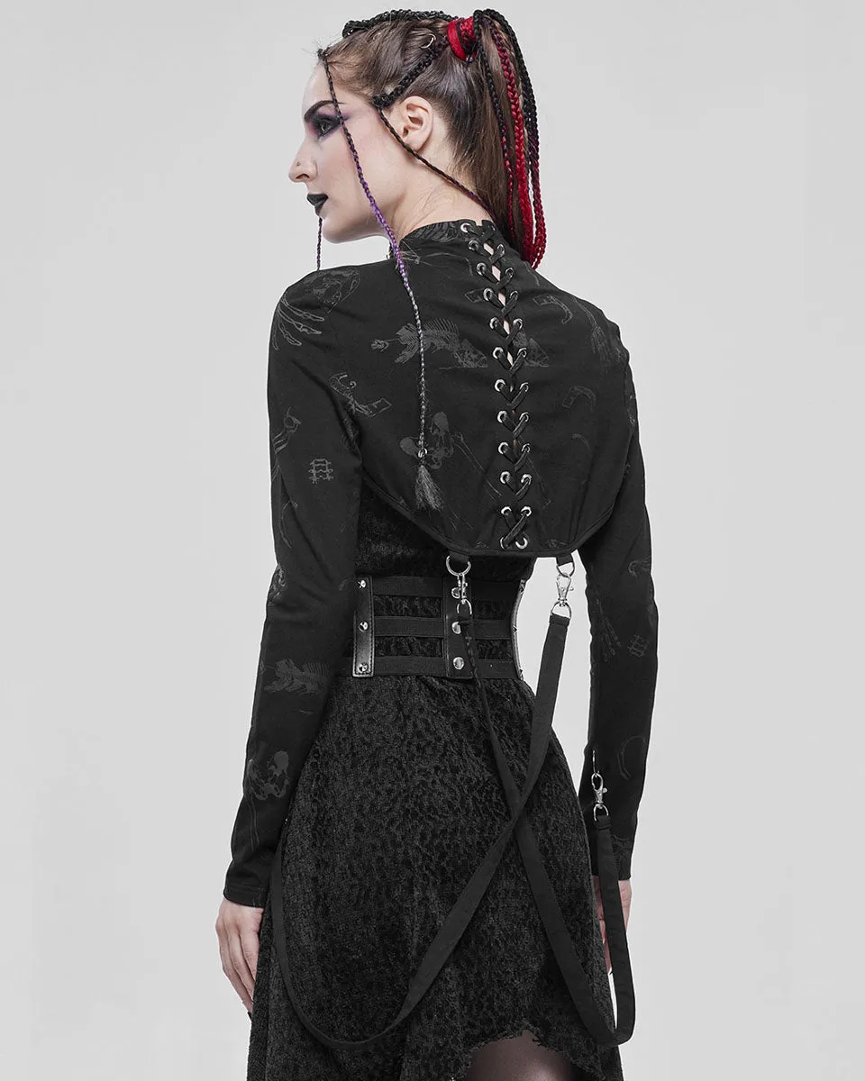 Devil Fashion Dust N' Bones Womens Punk Bolero Shrug