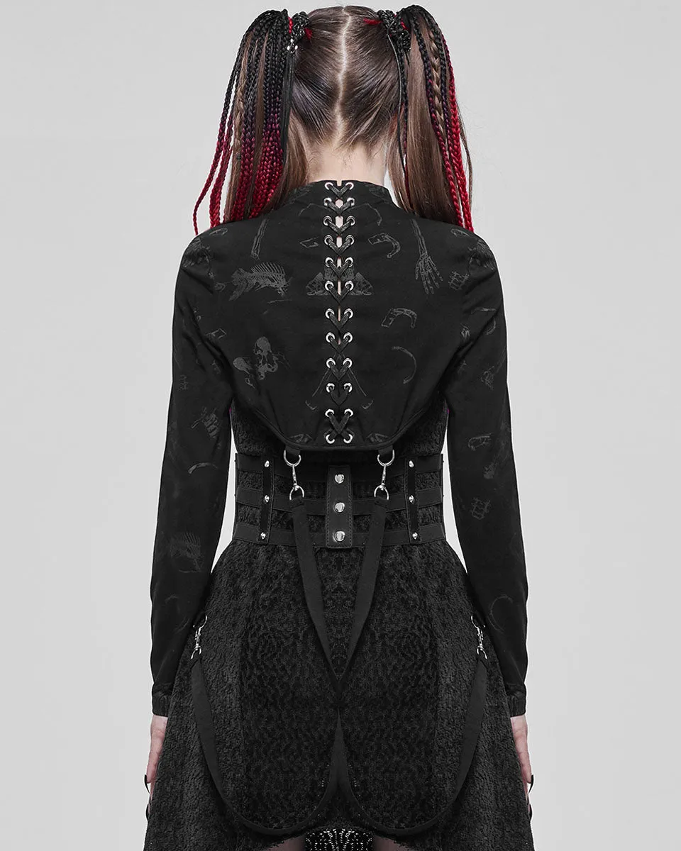Devil Fashion Dust N' Bones Womens Punk Bolero Shrug