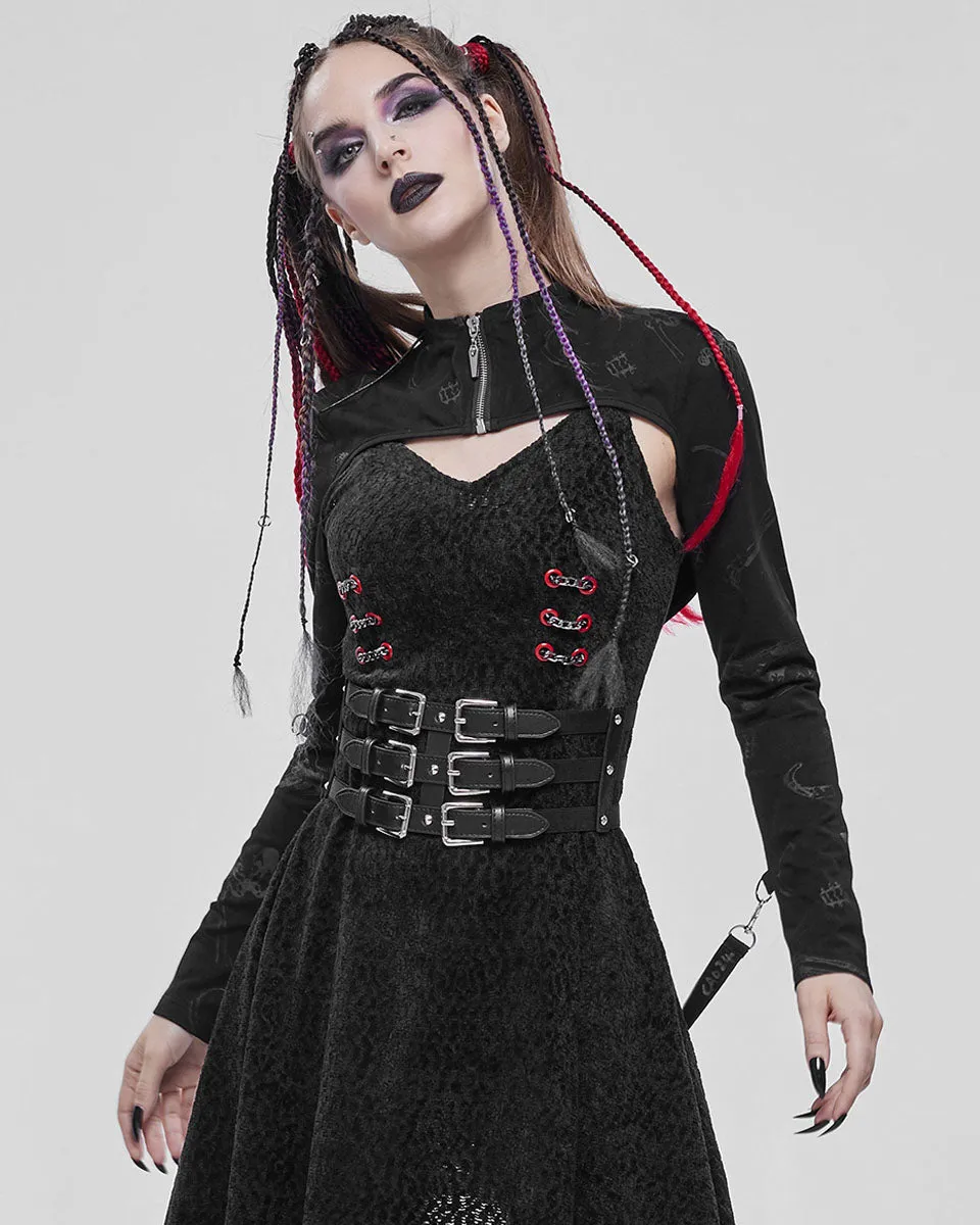 Devil Fashion Dust N' Bones Womens Punk Bolero Shrug