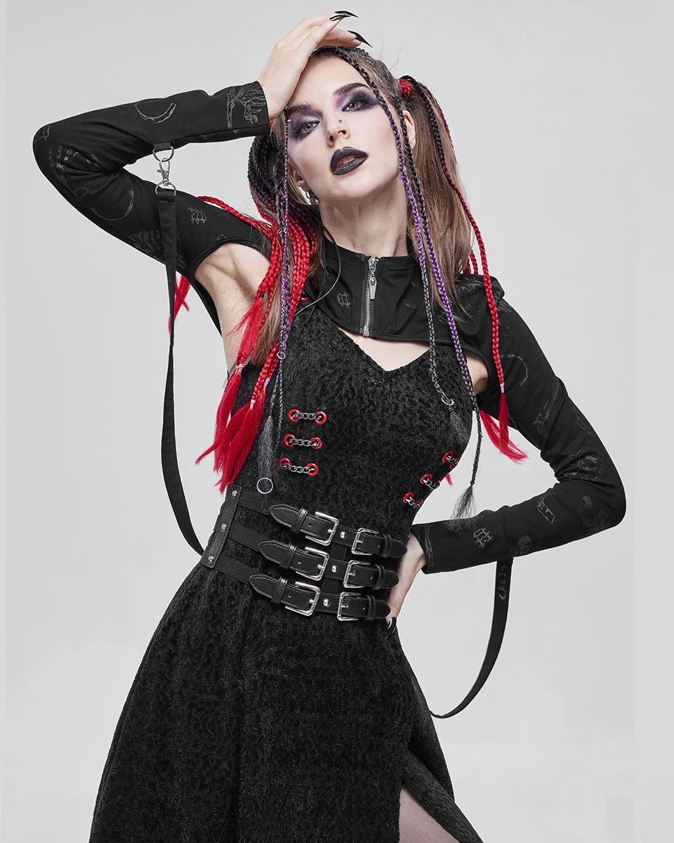 Devil Fashion Dust N' Bones Womens Punk Bolero Shrug