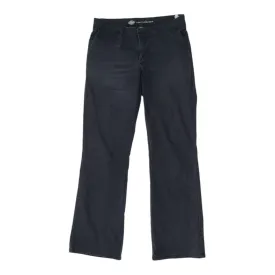 Dickies Womens Navy Bootcut Work Trousers | Vintage Workwear Pants Chinos VTG