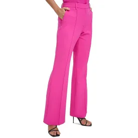 DKNY Womens Pintuck High Rise Bootcut Pants