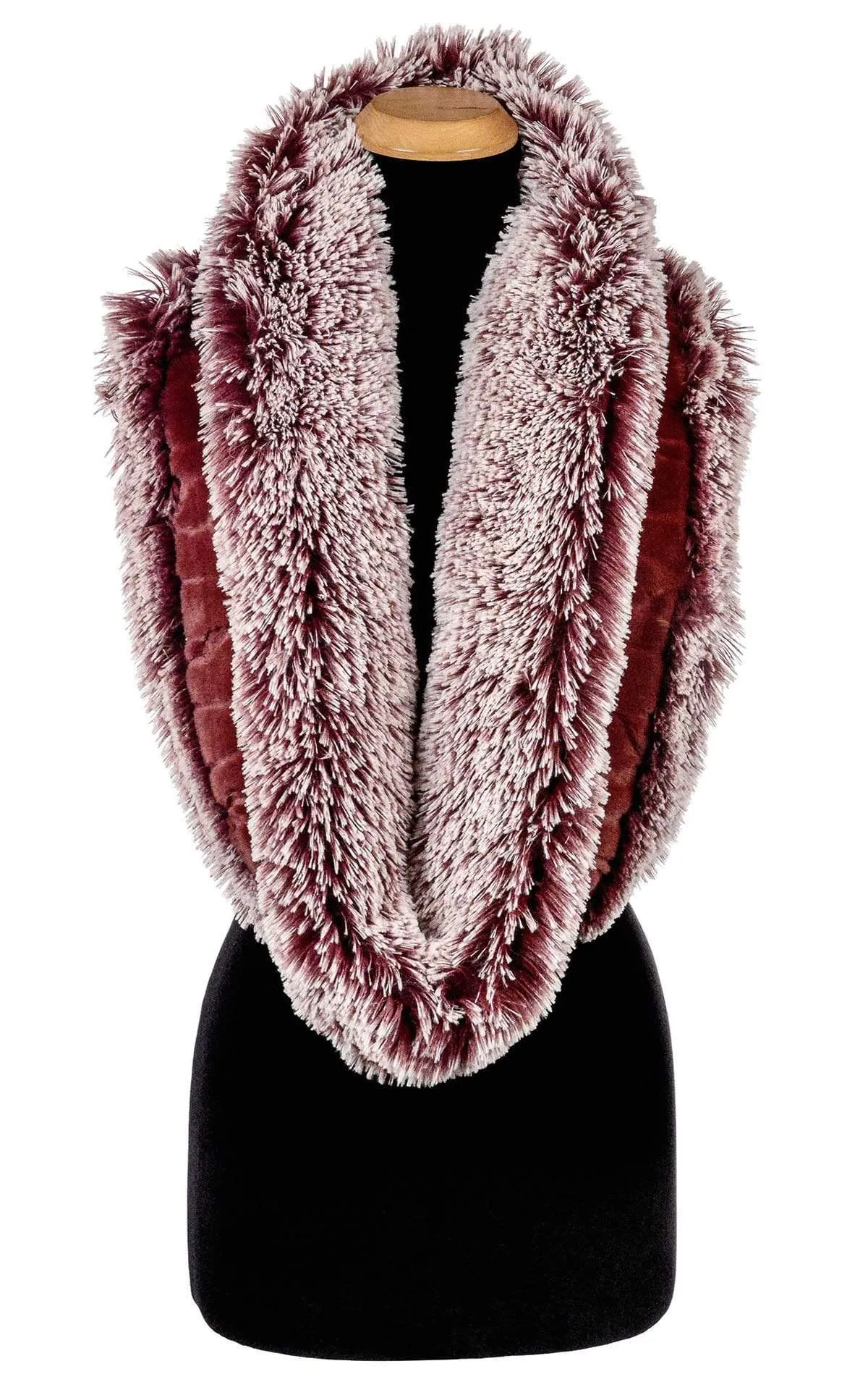 Double Cowl Shrug - Berry Foxy with Cranberry Creek (One Left!)