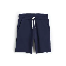 Eco Outfitters Organic Cotton Drawstring Sweat Shorts  - Navy