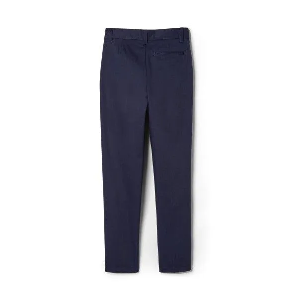 French Toast Relaxed Fit Twill Boy's Pant - Navy - SK9280