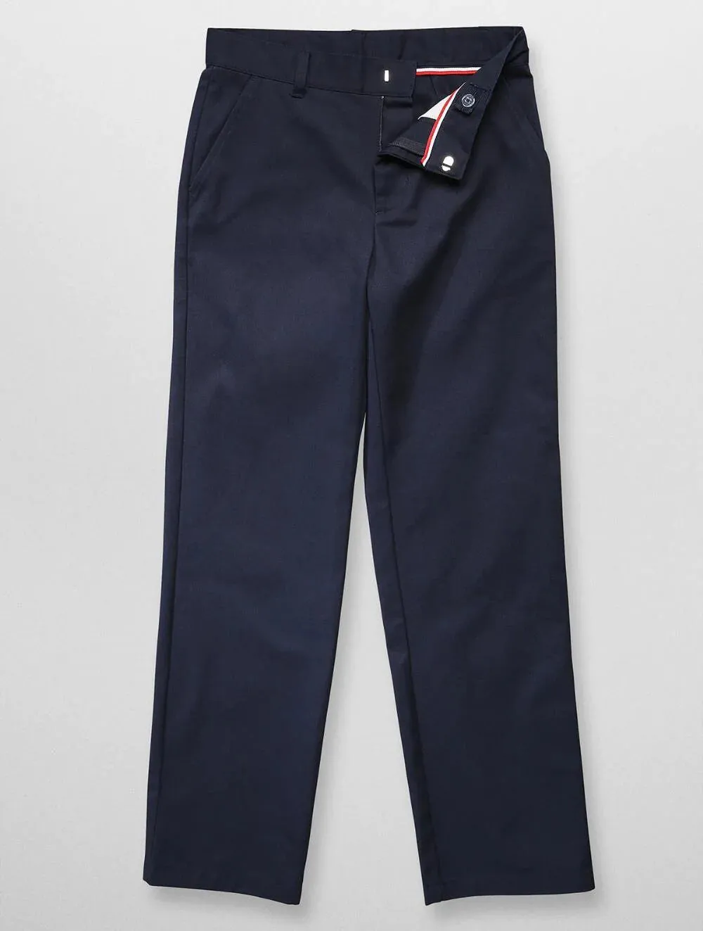 French Toast Relaxed Fit Twill Boy's Pant - Navy - SK9280