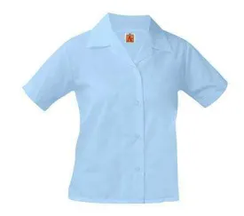 Girls Pointed collar School Uniform Blouse