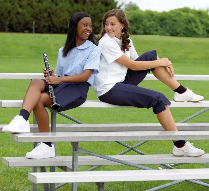 Girls Pointed collar School Uniform Blouse