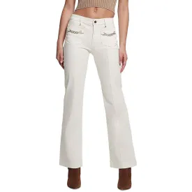 Guess Womens Mid-Rise Sexy Bootcut Pants