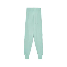 Hinnominate Mint Green Wool Blend Tracksuit Trousers