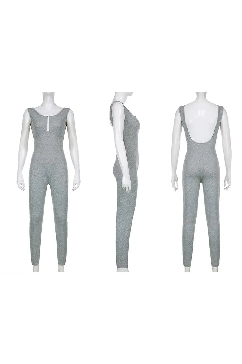 JB275 Sleeveless Bodycon Jumpsuits