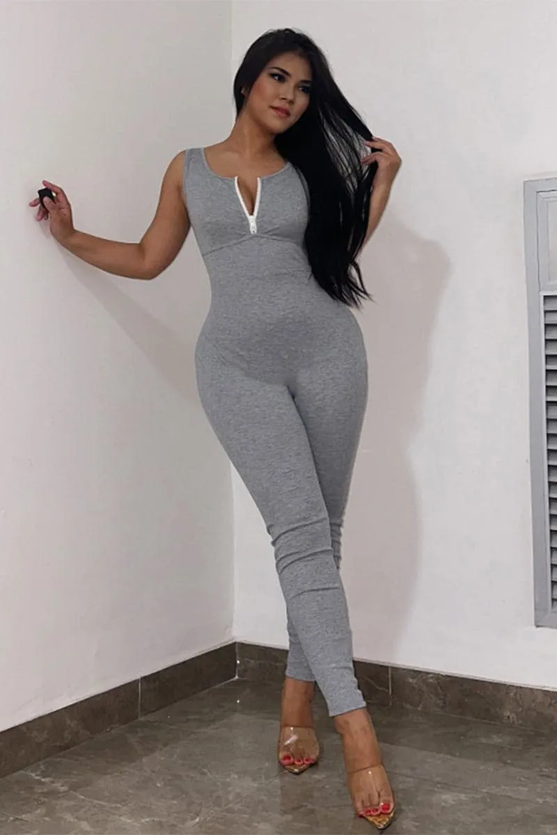JB275 Sleeveless Bodycon Jumpsuits