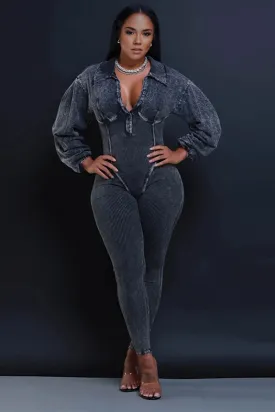 JH0504 V neck Fitted Jumpsuits