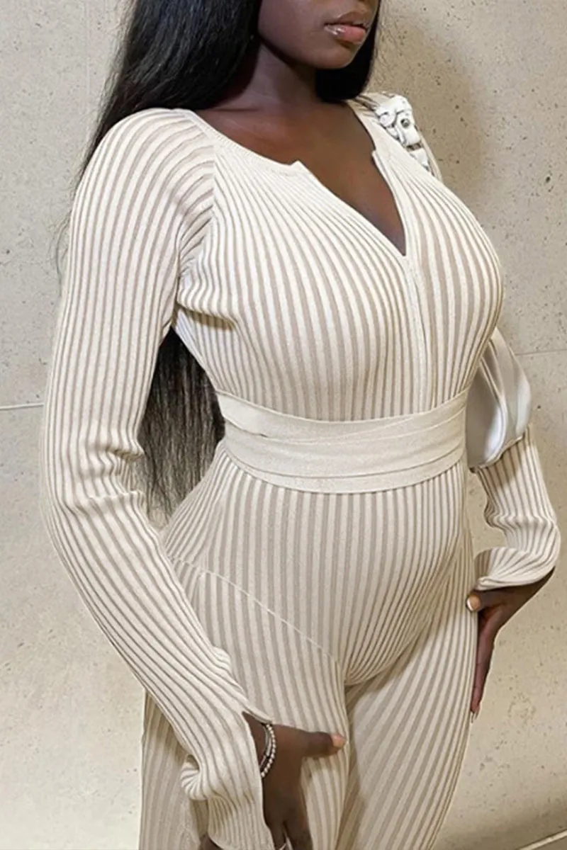 JL0209 Long Sleeve Fitted Jumpsuits
