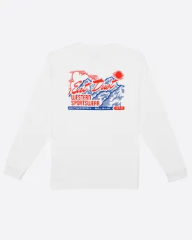 Joshua L/S T Basic Jersey White