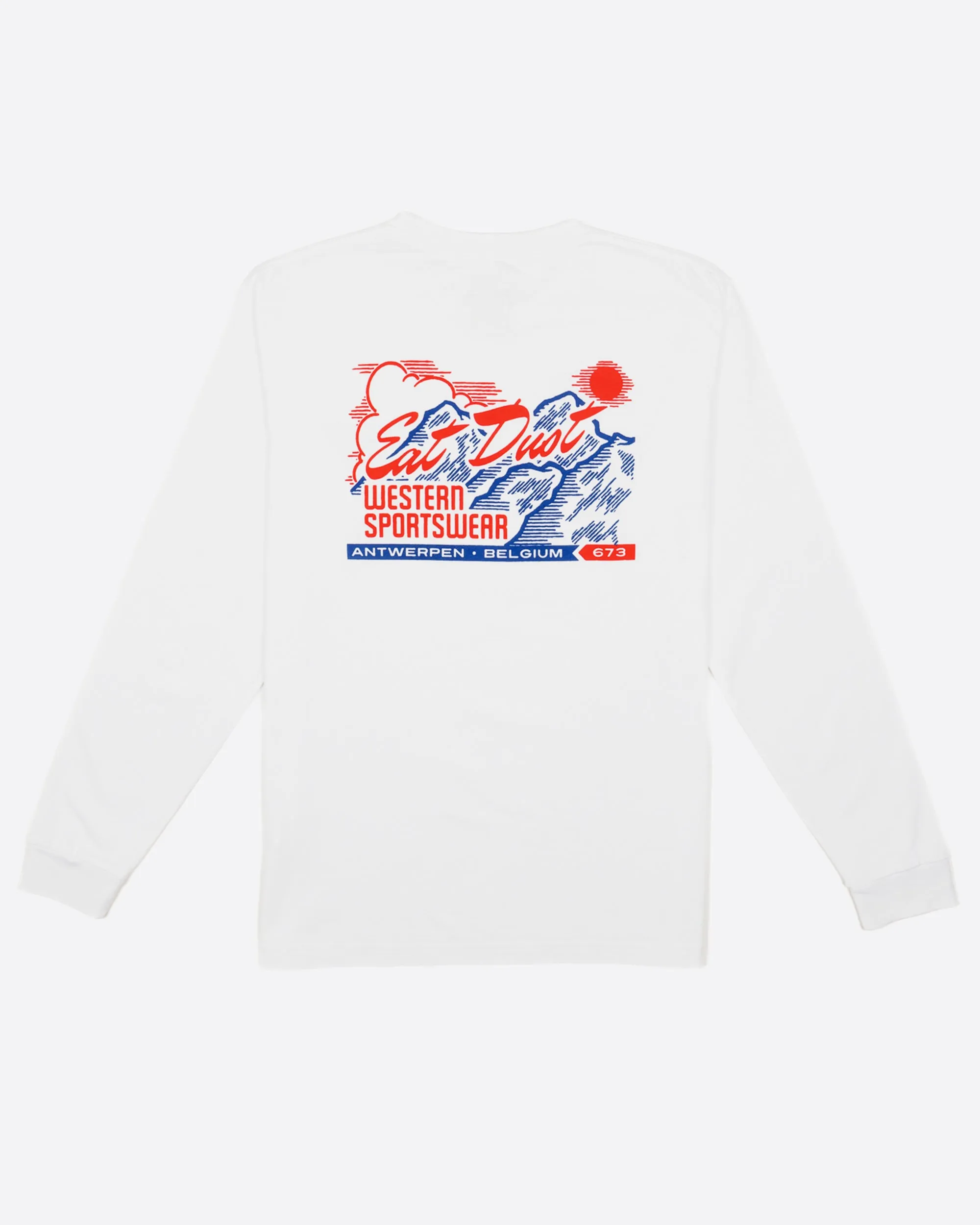Joshua L/S T Basic Jersey White