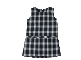Jumper, Plaid #64 High Square Neck with Double Pleat