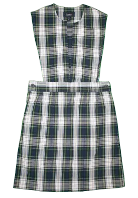 Jumper Plaid #80 Slit Front Kick Pleat
