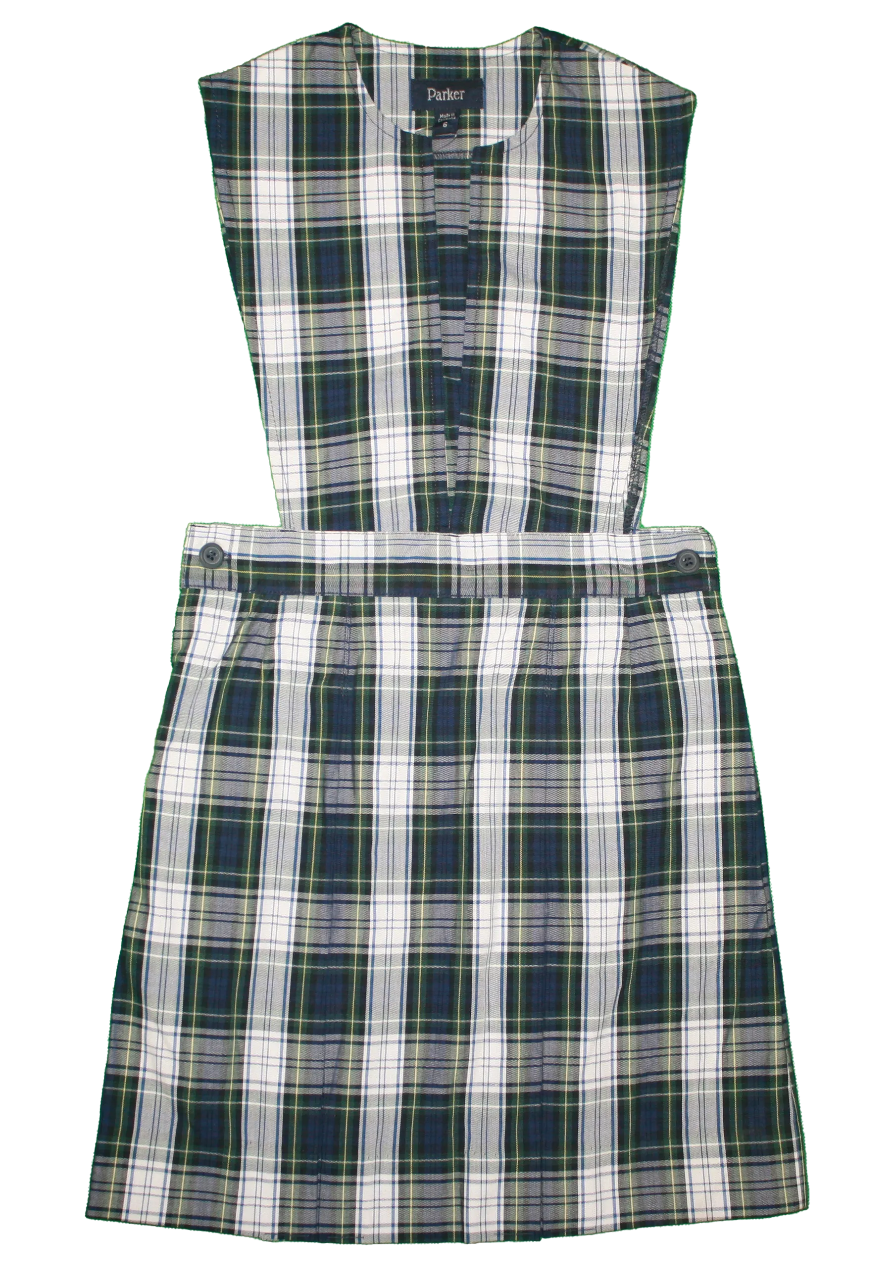 Jumper Plaid #80 Slit Front Kick Pleat